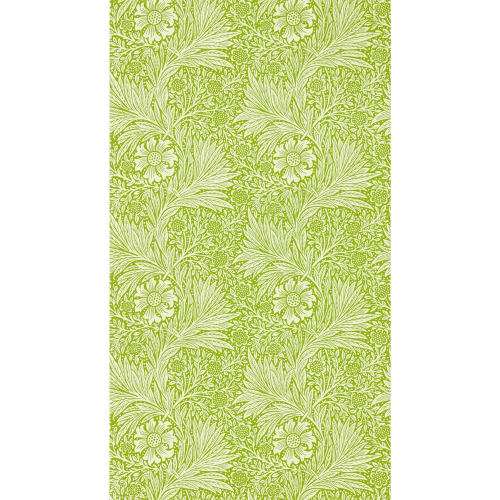 Marigold Wallpaper 217090 by Morris & Co in Sap Green